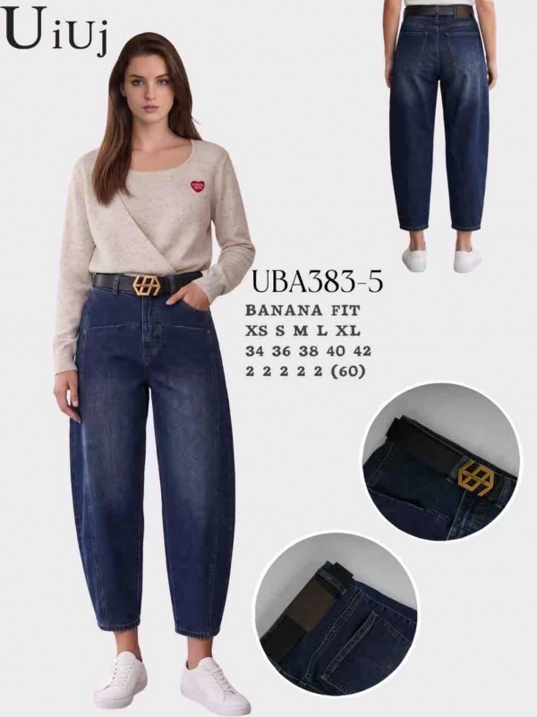 Spodnie damskie jeansy Roz XS-XL, 1 Kolor Paczka 10 szt